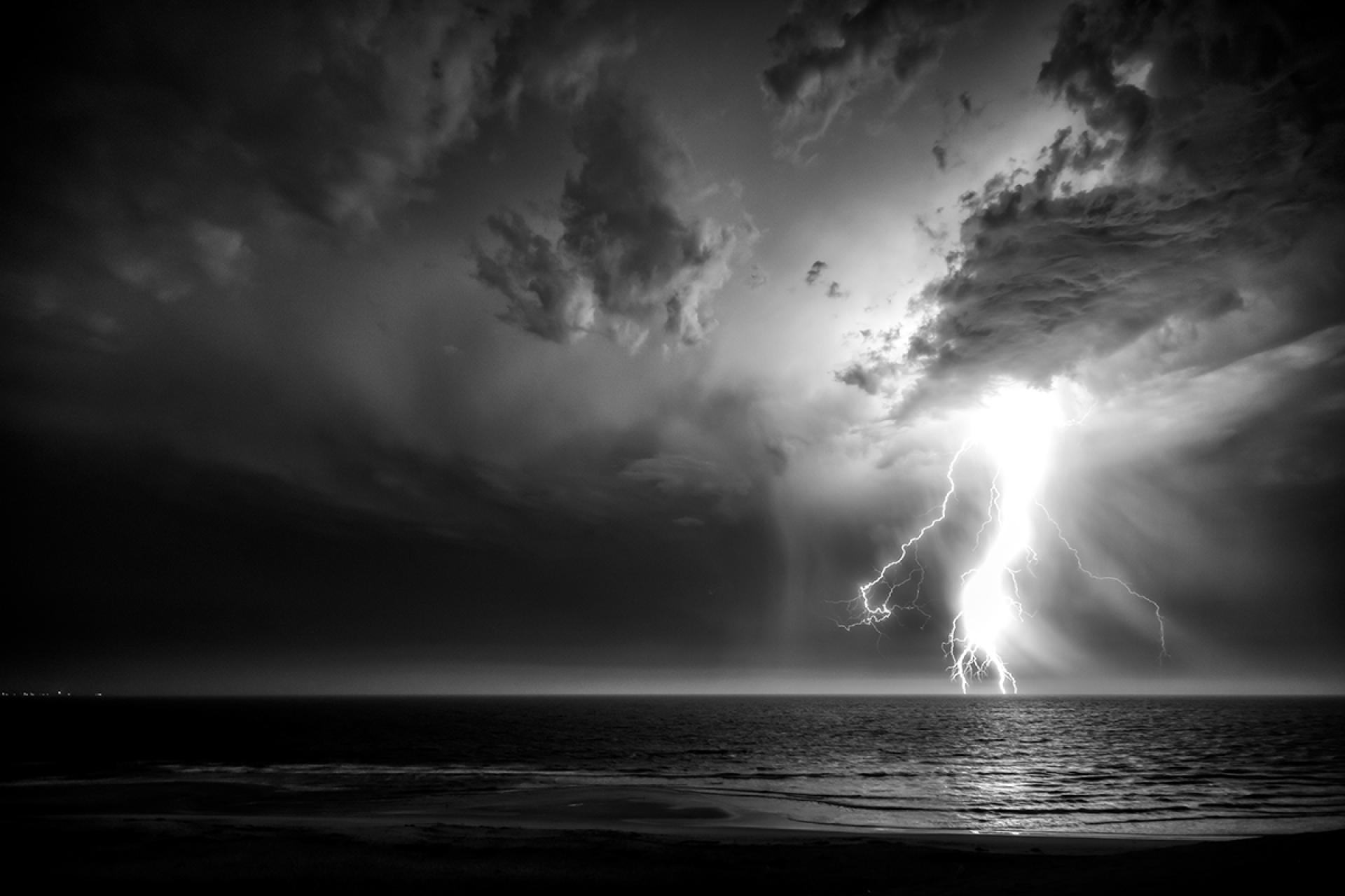 Global Photography Awards Winner - Super Mega Bolt Hits The Monterey Bay