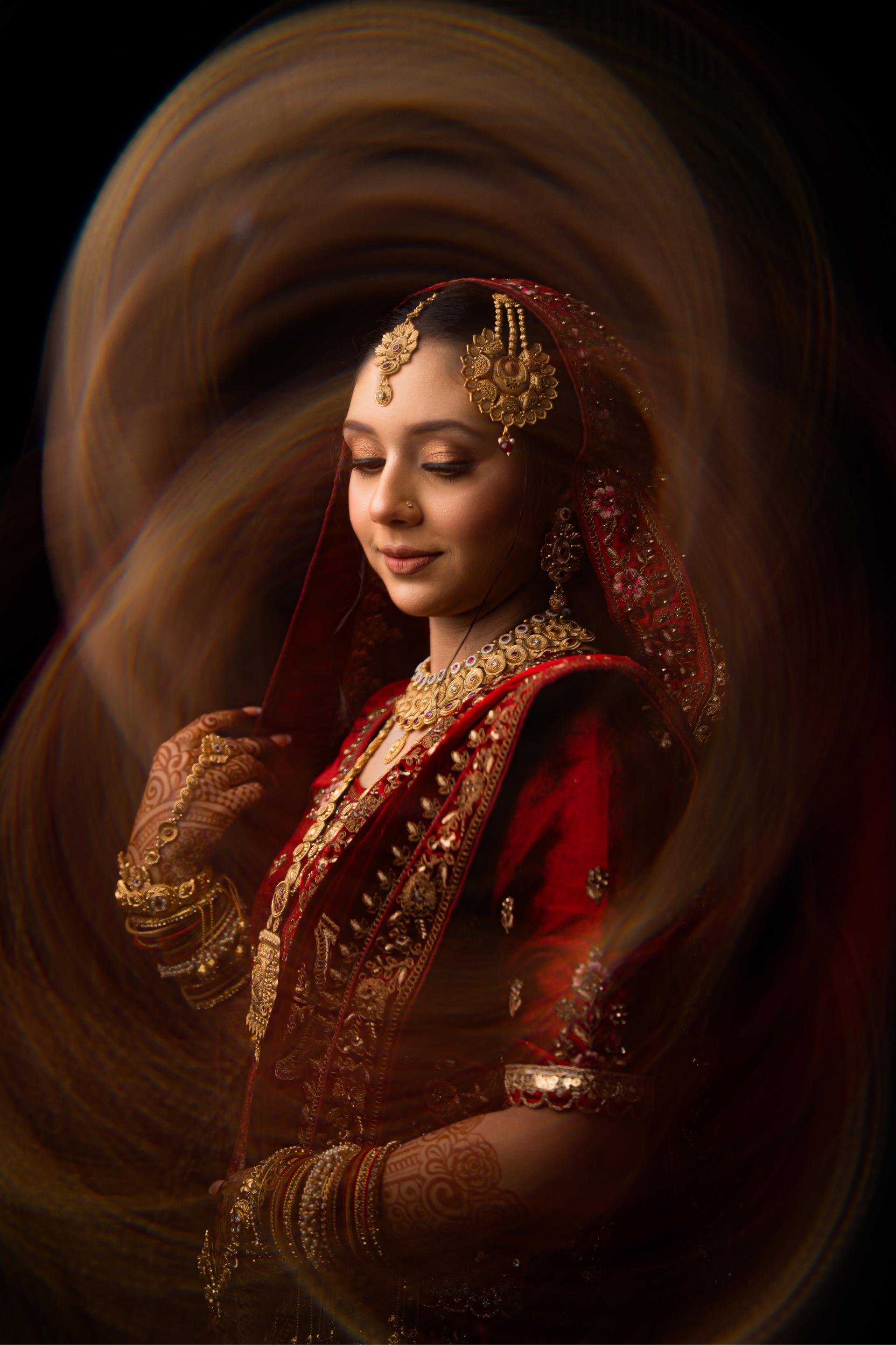 Global Photography Awards Winner - Golden Whispers of Asian Bridal Serenity