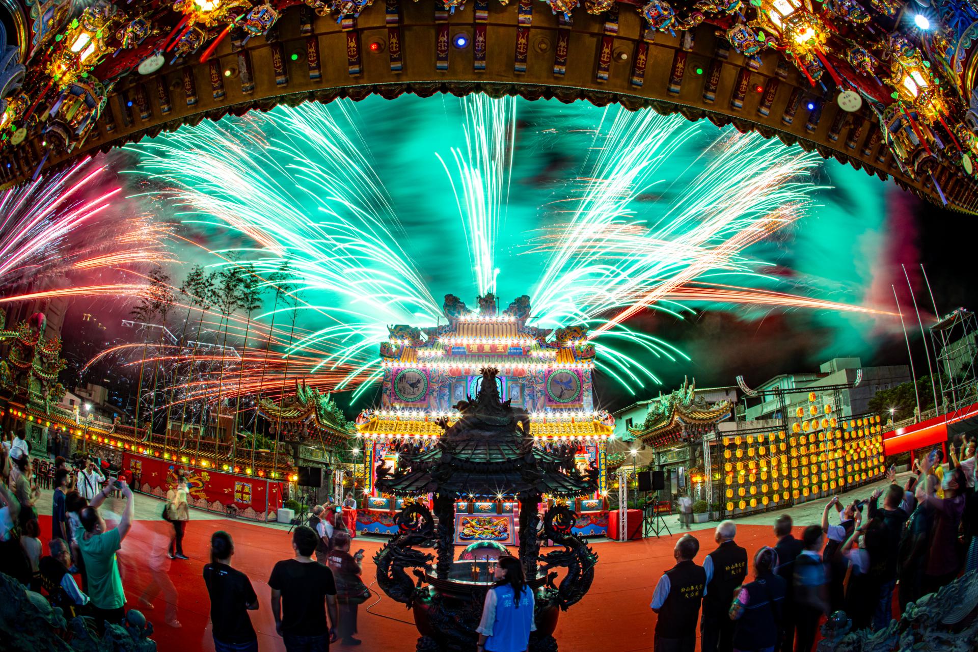 Global Photography Awards Winner - Fireworks at Lighting Ceremony