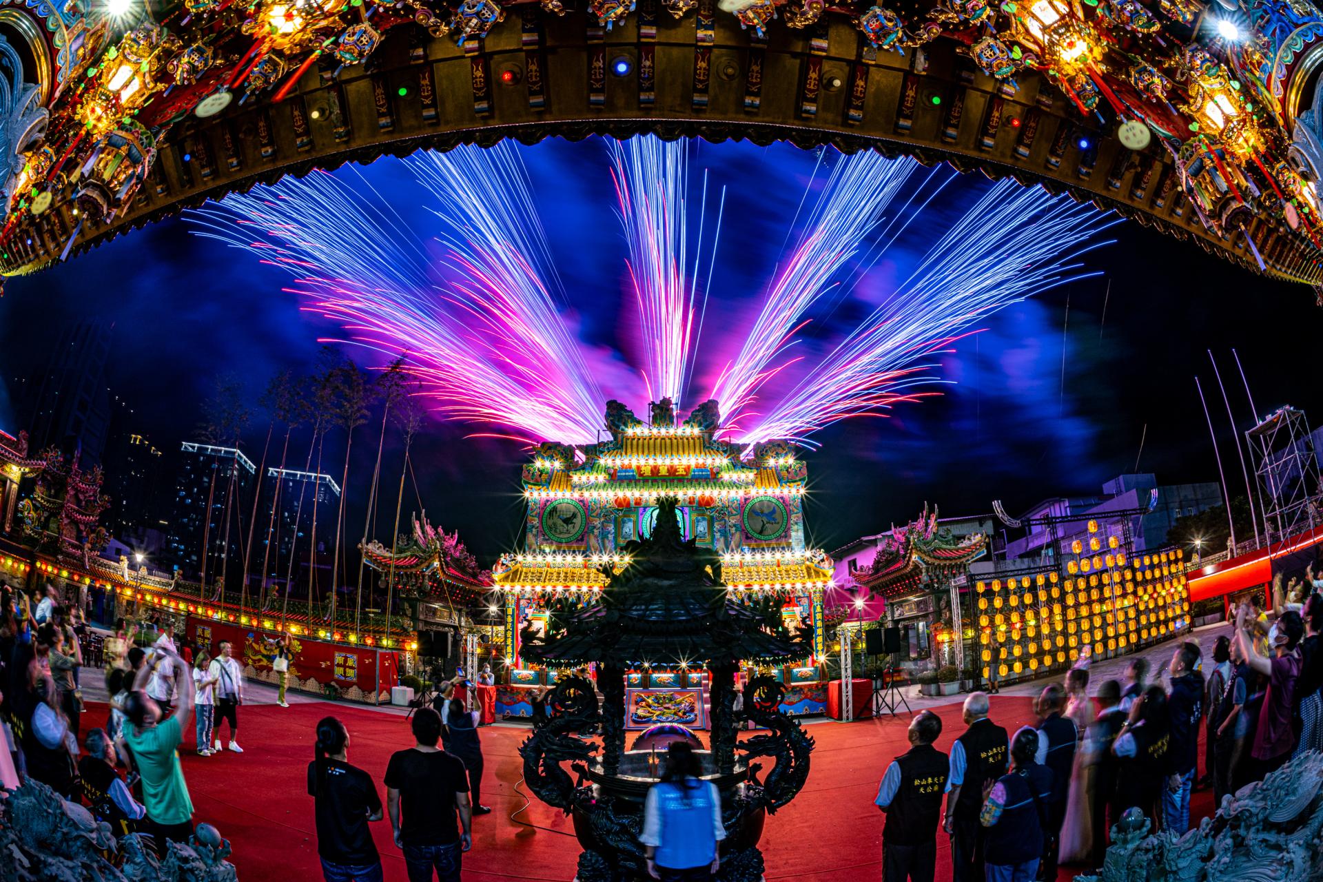 Global Photography Awards Winner - Fireworks at Lighting Ceremony