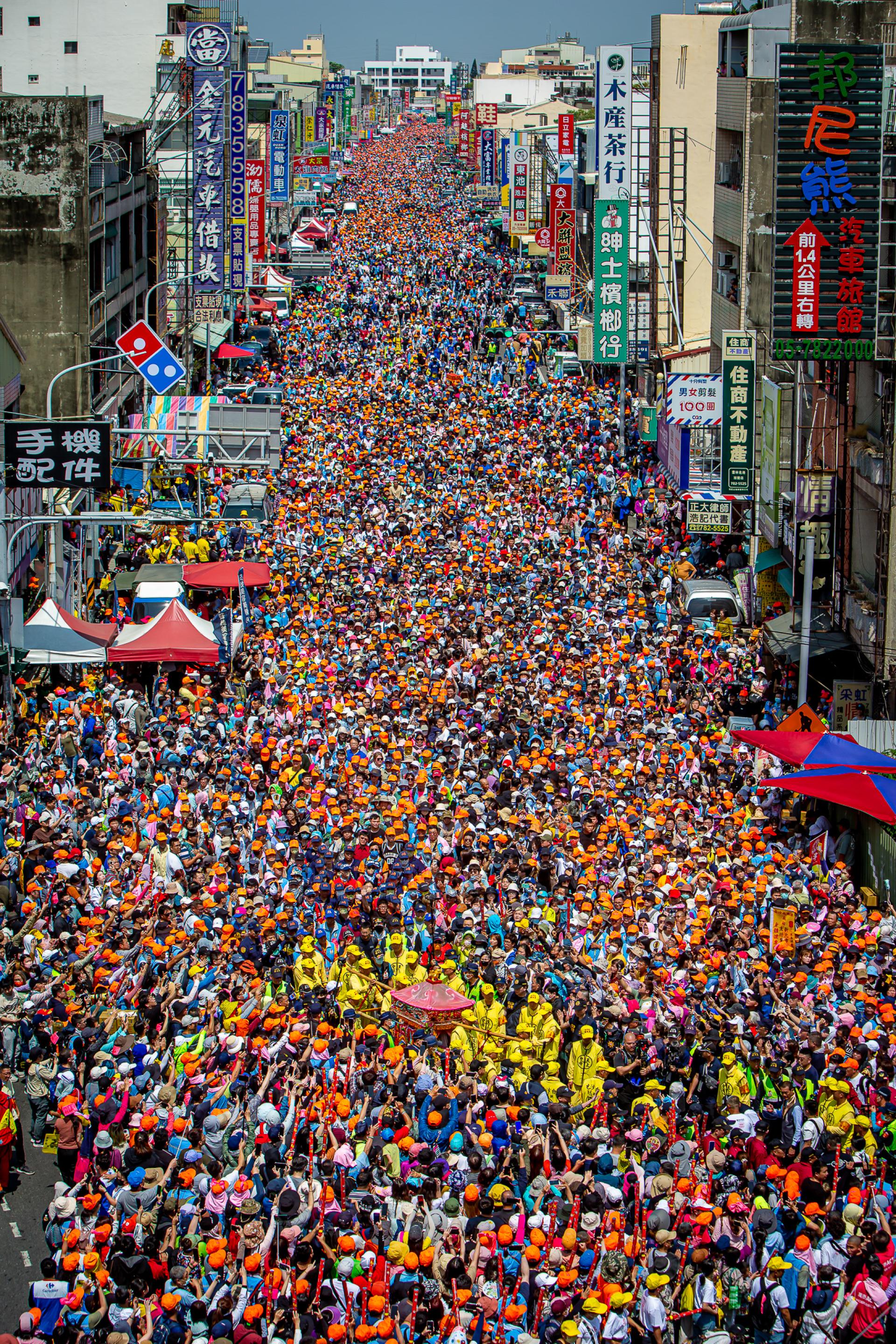 Global Photography Awards Winner - The festival of Mazu is crowded of people