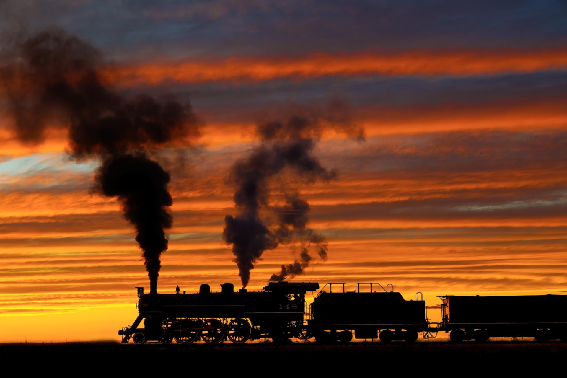 Global Photography Awards Winner - Steam Train Sunset