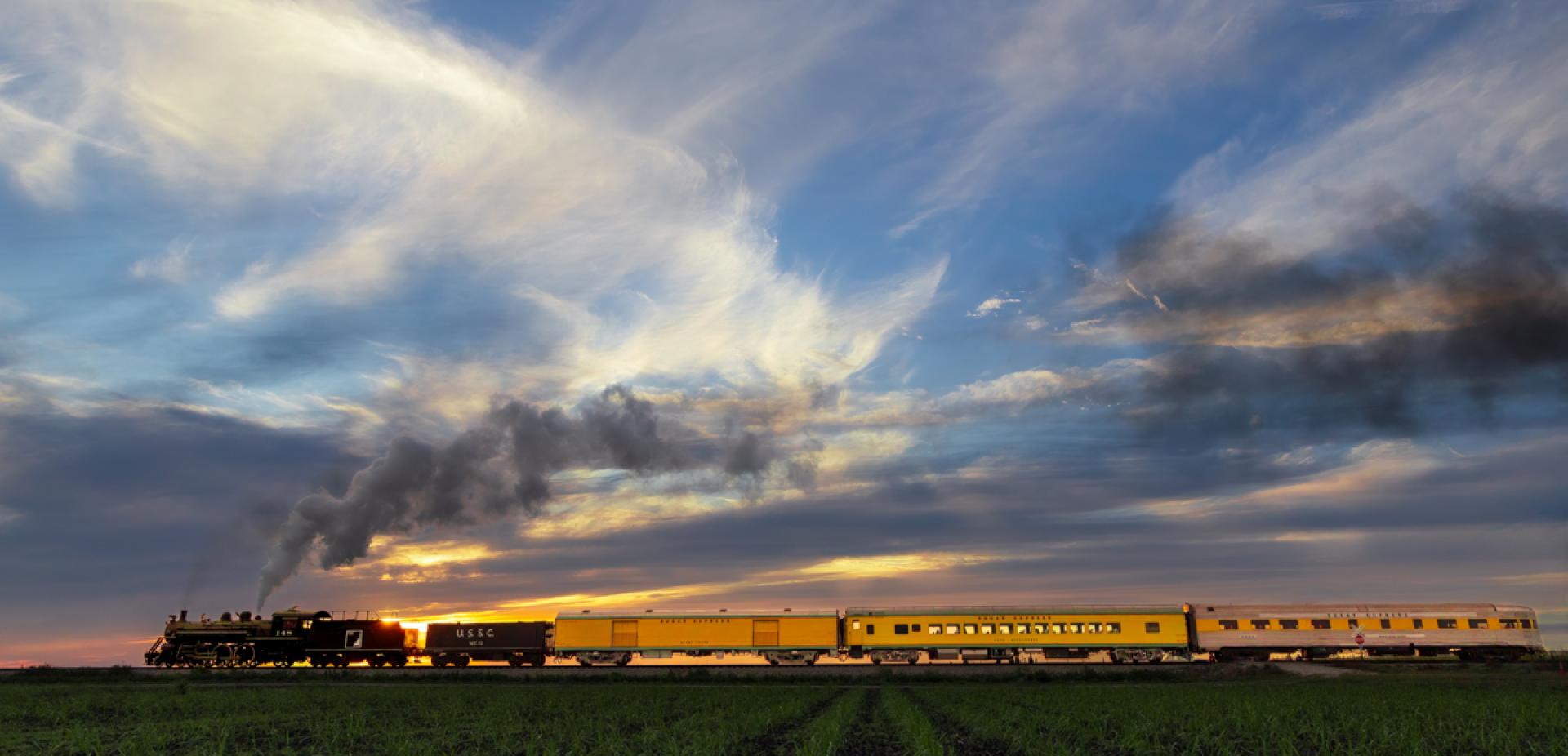 Global Photography Awards Winner - Steam Train Sunset