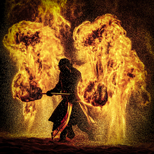 Global Photography Awards Winner - Flames soaring into the sky